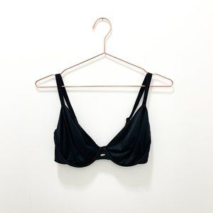 VICTORIAS SECRET BLACK UNLINED BRA SIZE 34DD